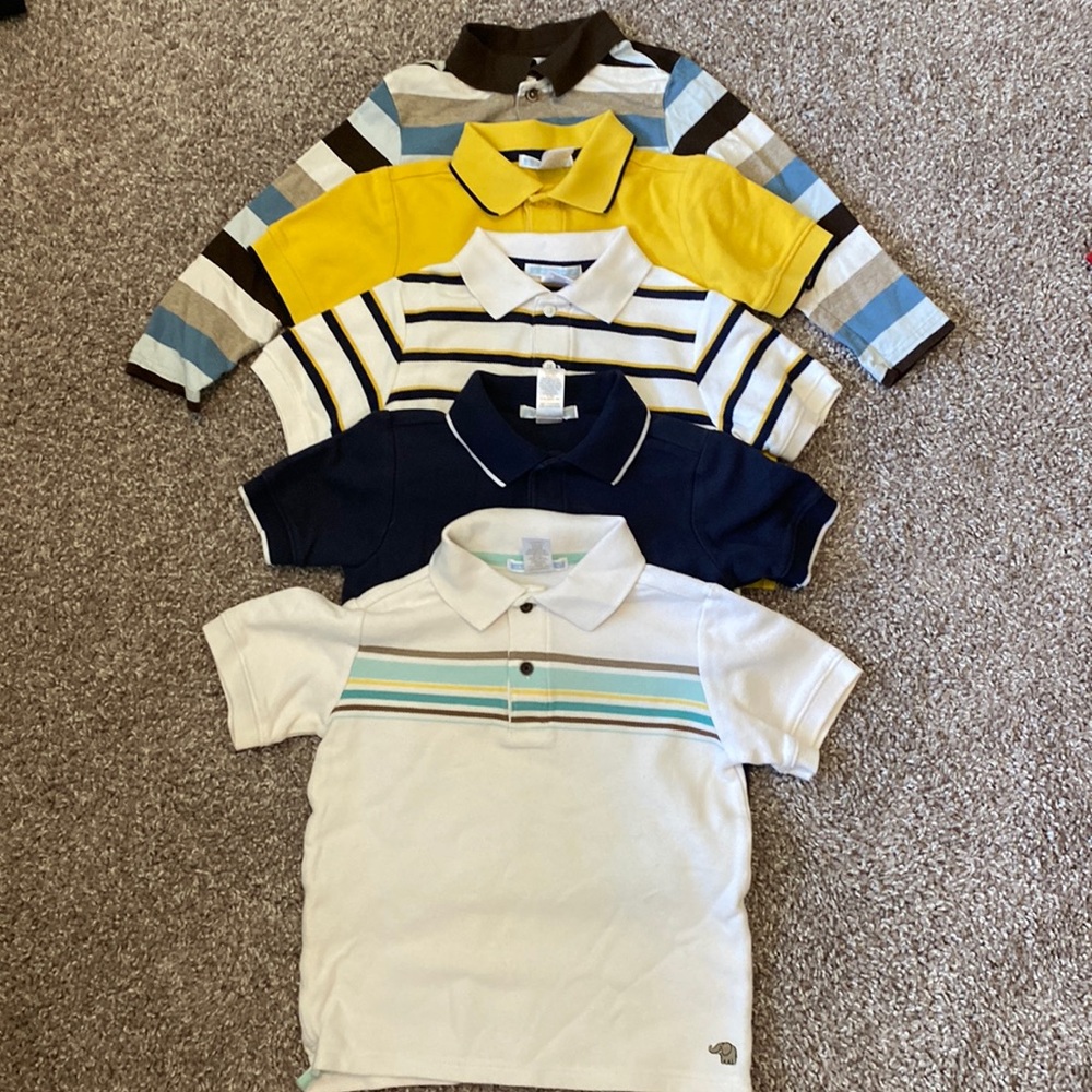 Janie and Jack “Polo” Shirts - Size 3